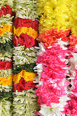 Image showing India garland for worship Hindu God