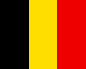 Image showing Colored flag of Belgium