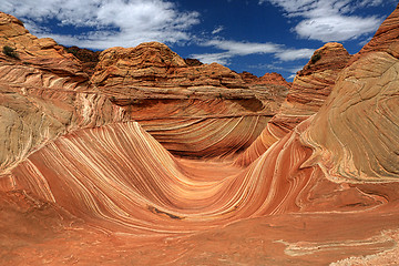 Image showing The Wave Navajo Sand Formation in Arizona USA