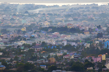 Image showing myanmar mandalay sunset