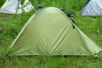 Image showing camping outdoor