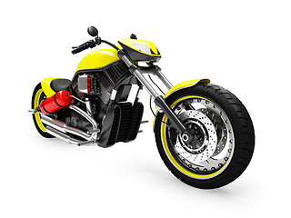 Image showing isolated moto front view 01