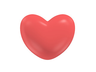 Image showing big red heart