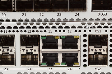 Image showing Gigabit Ethernet switch with SFP slot