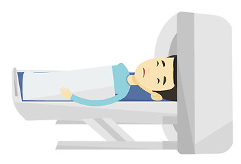 Image showing Magnetic resonance imaging vector illustration.