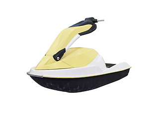 Image showing Jetski isolated front view