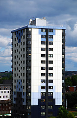 Image showing Blue Tower Block