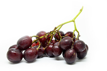 Image showing Fresh red grapes 