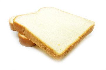 Image showing Sliced bread isolated on white background