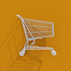 Image showing 3d Shopping Cart Icon