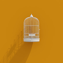 Image showing 3d Bird Cage Icon