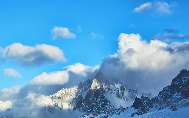 Image showing Clouds and Rocks