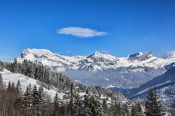 Image showing The Alps in Winter