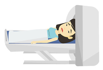 Image showing Magnetic resonance imaging vector illustration.