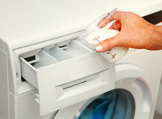 Image showing detergent for washing machine