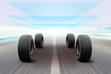 Image showing illustration of tires 