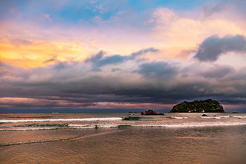 Image showing Bay Of Plenty sunset