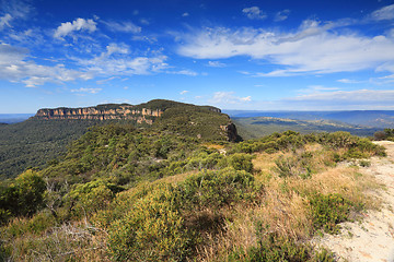 Image showing Narrowneck Plateau Blue Mountains Australia