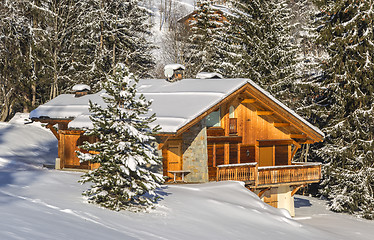 Image showing Chalet in Winter