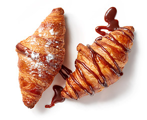 Image showing two sweet croissants