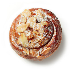 Image showing freshly baked almond roll