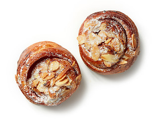 Image showing freshly baked almond rolls