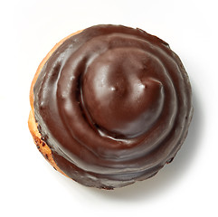 Image showing freshly baked chocolate roll