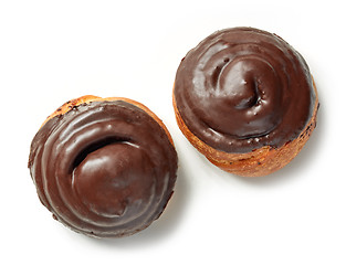 Image showing freshly baked chocolate rolls