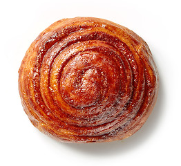 Image showing freshly baked cinnamon roll