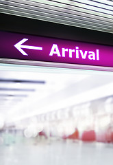 Image showing Tourist info signage in assembly lounge