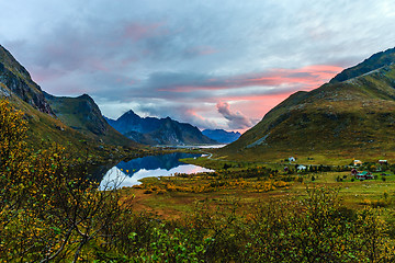 Image showing arctic coastal landscape