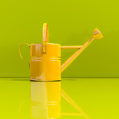 Image showing Watering Can on Green