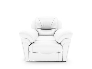 Image showing royal armchair front view