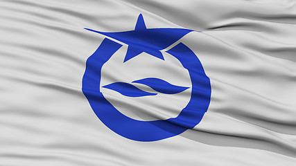 Image showing Closeup of Otsu Flag, Capital of Japan Prefecture