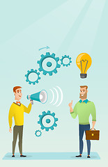 Image showing Announcement for business idea vector illustration