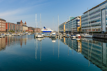 Image showing ferry port