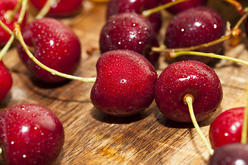 Image showing red ripe cherry