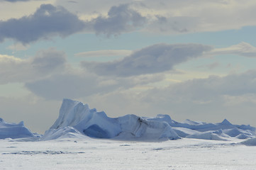 Image showing Beautiful view of icebergs in Snow Hill Antarctica