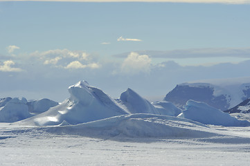 Image showing Beautiful view of icebergs in Snow Hill Antarctica