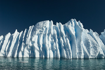 Image showing Beautiful view of icebergs in Antarctica