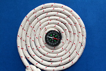 Image showing  Rope round spiral