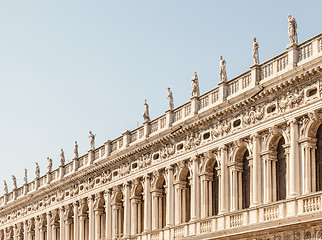 Image showing Venice, Italy - Columns perspective