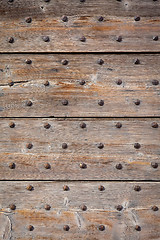 Image showing Old door background