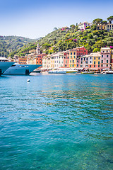 Image showing Portofino, Italy - Summer 2016 - view from the sea