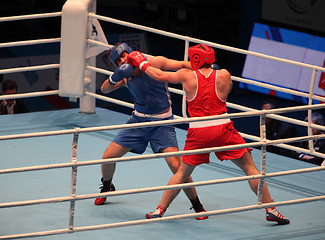 Image showing  attack boxing match 