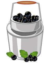 Image showing Can with berry currant