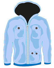 Image showing Cloth hooded jacket