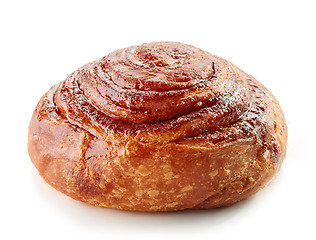 Image showing freshly baked cinnamon roll