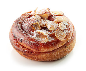 Image showing freshly baked almond roll