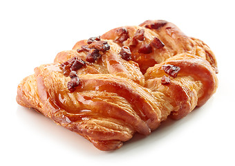 Image showing freshly baked pecan bun 